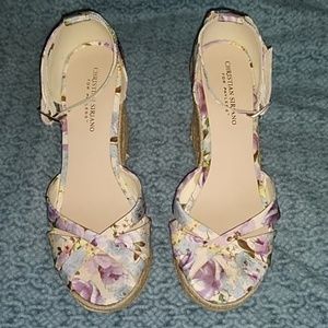 Christian Siriano Wicker Wedge Heels